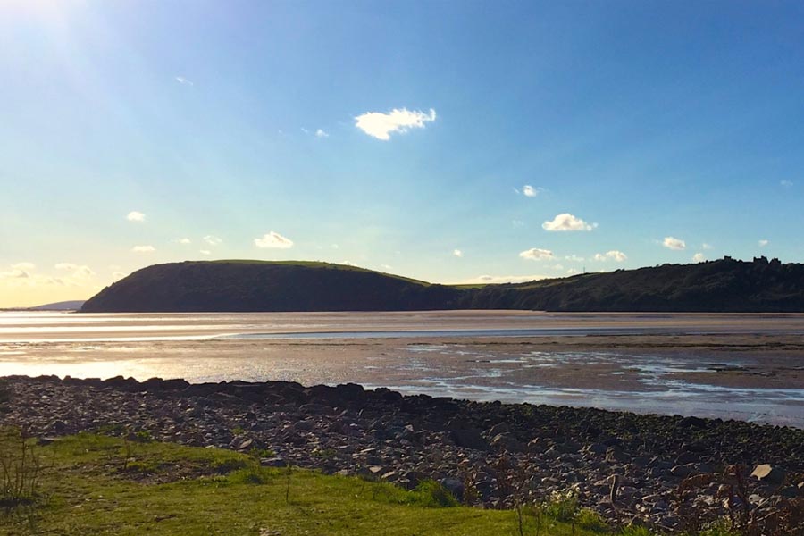View from Ferryside at Low Tide