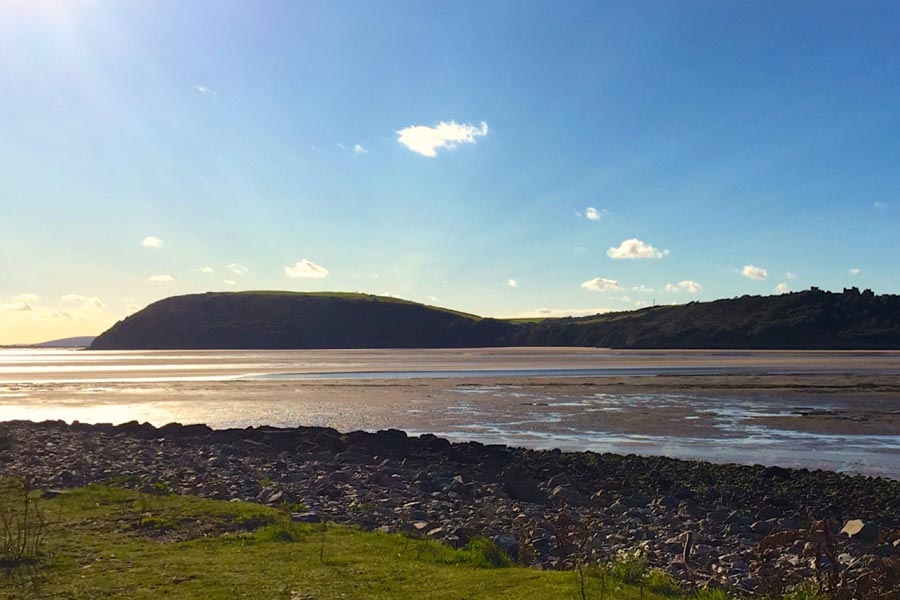 View from Ferryside at Low Tide