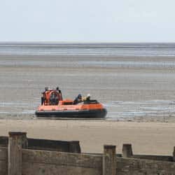 Hovercraft undergoing trials