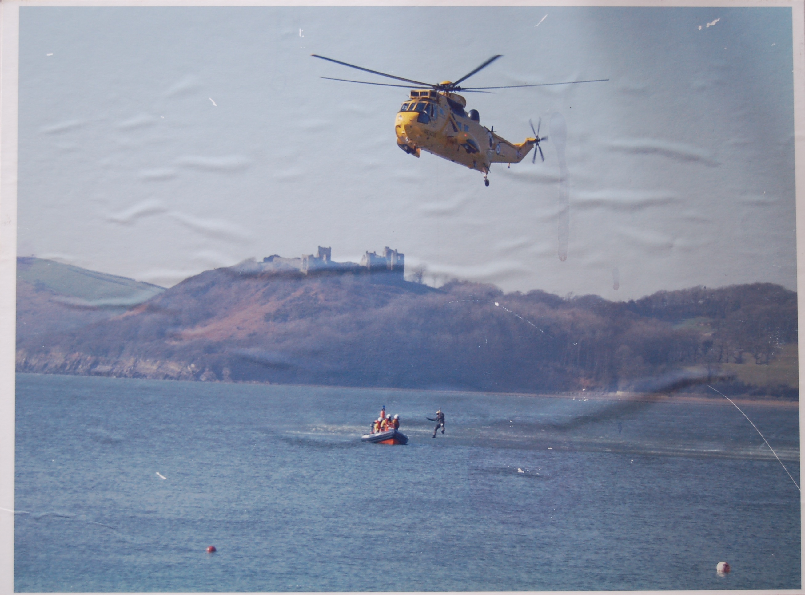 Ferryside lifeboat launch