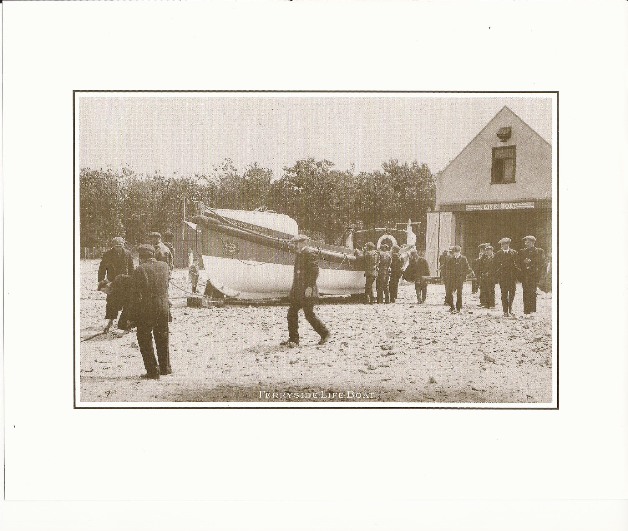 Original Lifeboat Shed and RNLI Lifeboat